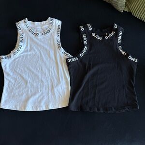 White GUESS Tank Top 🤍